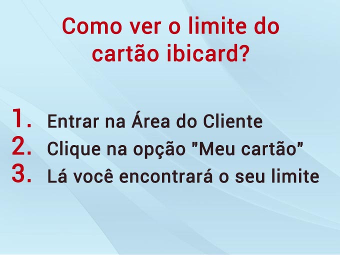 como ver o limite de cartao ibicard