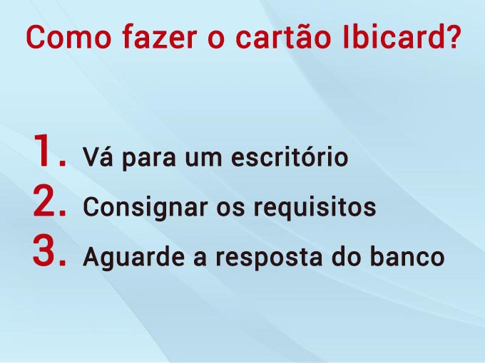 como fazer cartao ibicard