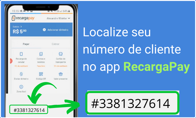 Localize seu numero de cliente
