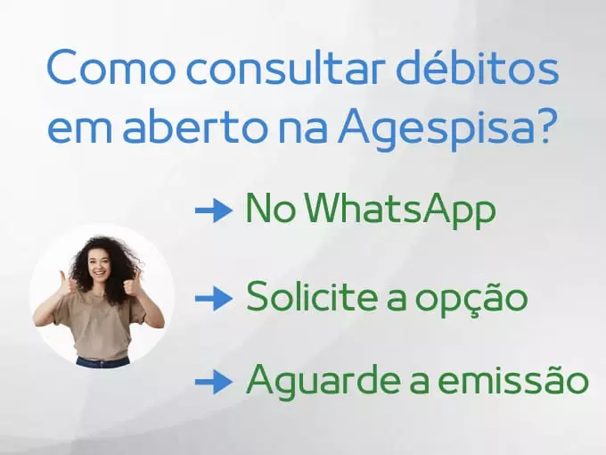 Como consultar débitos em aberto com a Agespisa