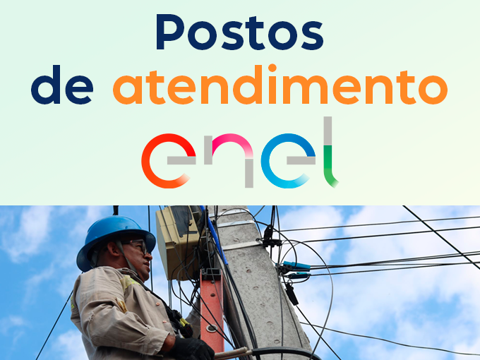 Onde ficam os postos de atendimento ou escritórios da Celg Enel Goiás.
