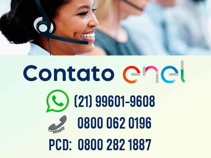 Qual o telefone, whatsapp e redes sociais da Celg Enel Goiás?