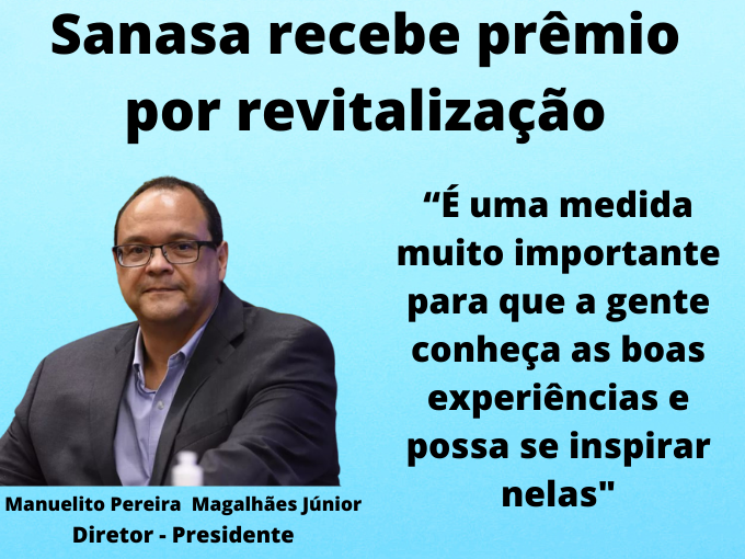 sanasa recebe prêmio
