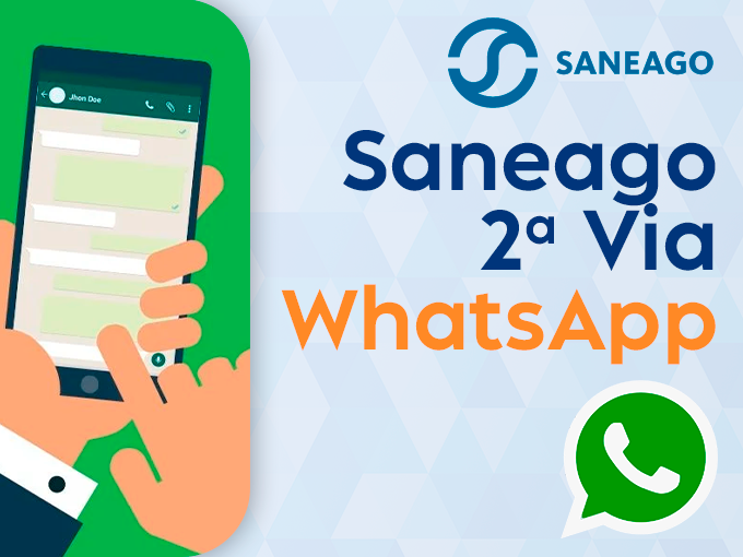 emitir a Saneago 2 VIA pelo WhatsApp