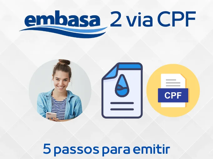 Embasa 2 via CPF – 5 passos para emitir e pagar a conta atrasada