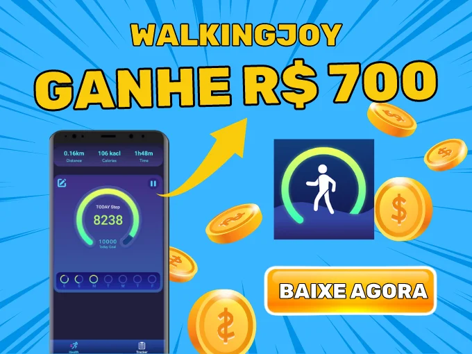 WalkingJoy - Até R$ 700 por mês